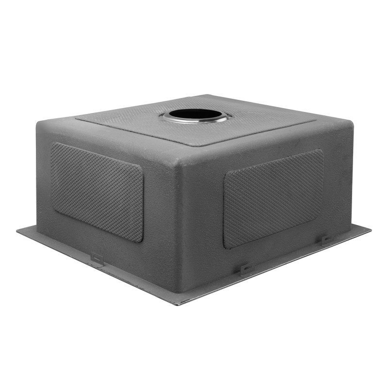 Кухонна мийка Kroner KRP Schwarze - 4843HM PVD (3,0/1,0 мм)