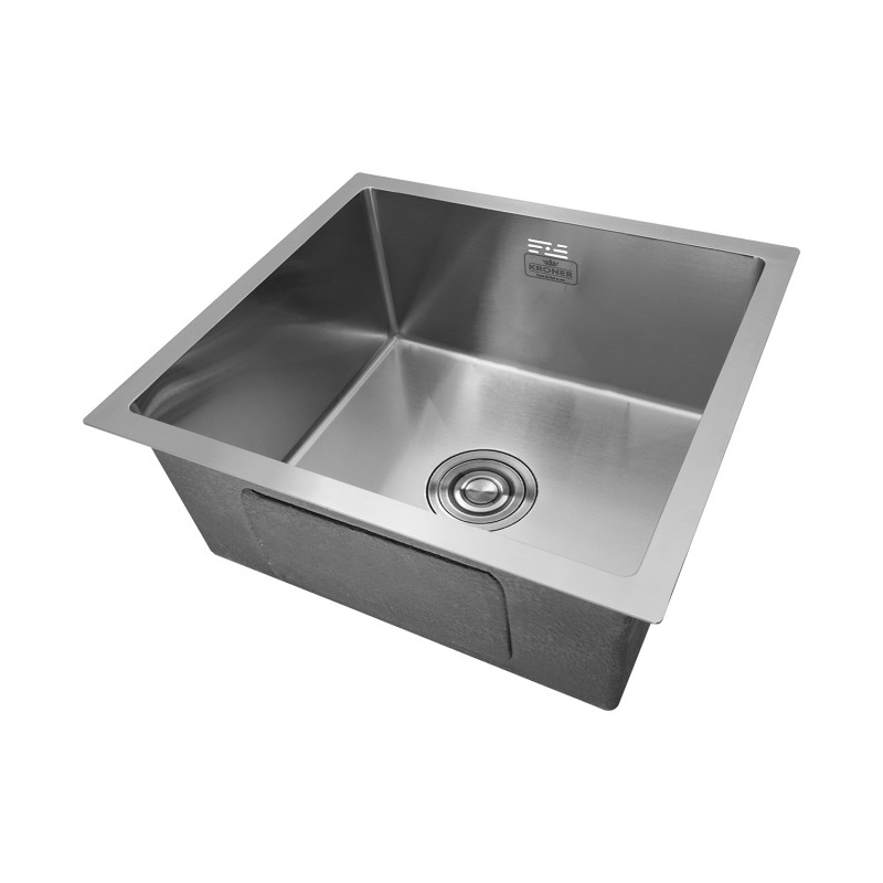 Кухонна мийка Kroner KRP Gebürstet - 4843HM (3,0/1,0 мм)