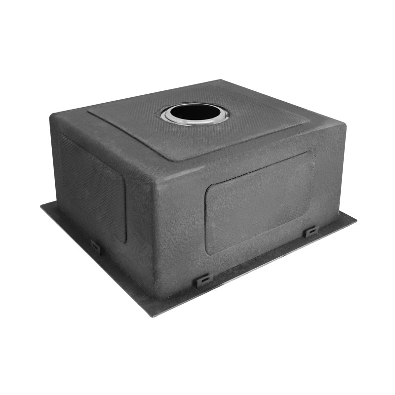 Кухонна мийка Kroner KRP Gebürstet - 4843HM (3,0/1,0 мм)