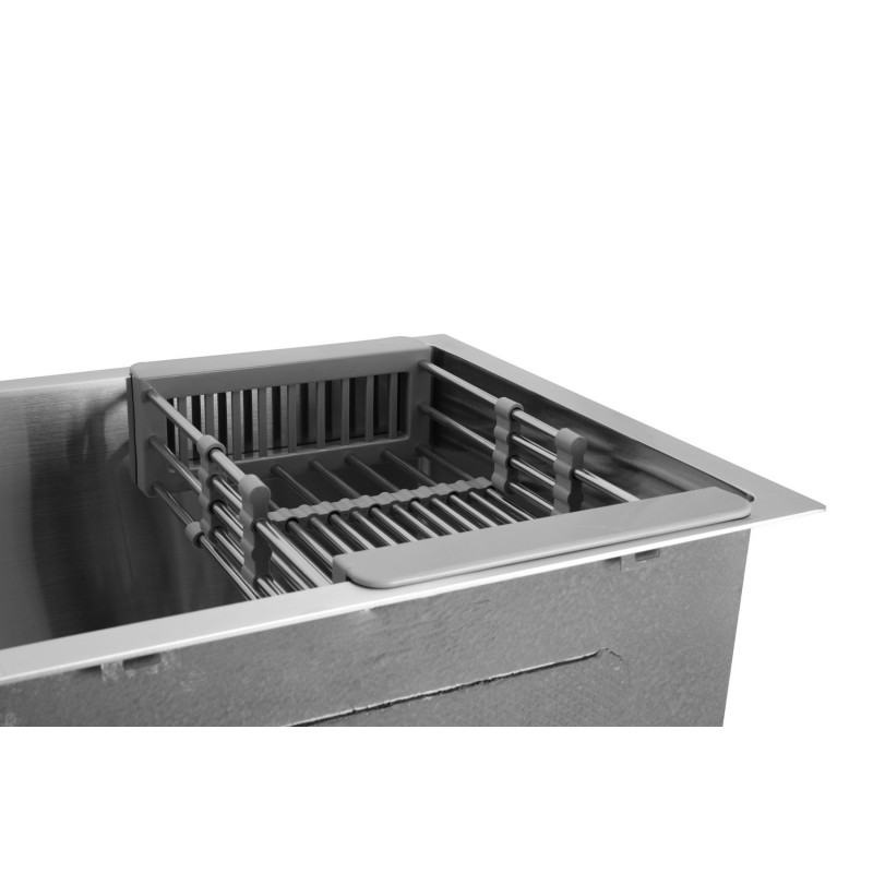 Кухонна мийка Kroner KRP Gebürstet - 4843HM (3,0/1,0 мм)