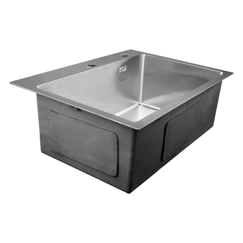 Кухонна мийка Kroner KRP Gebürstet - 5843HM (3,0/1,0 мм)