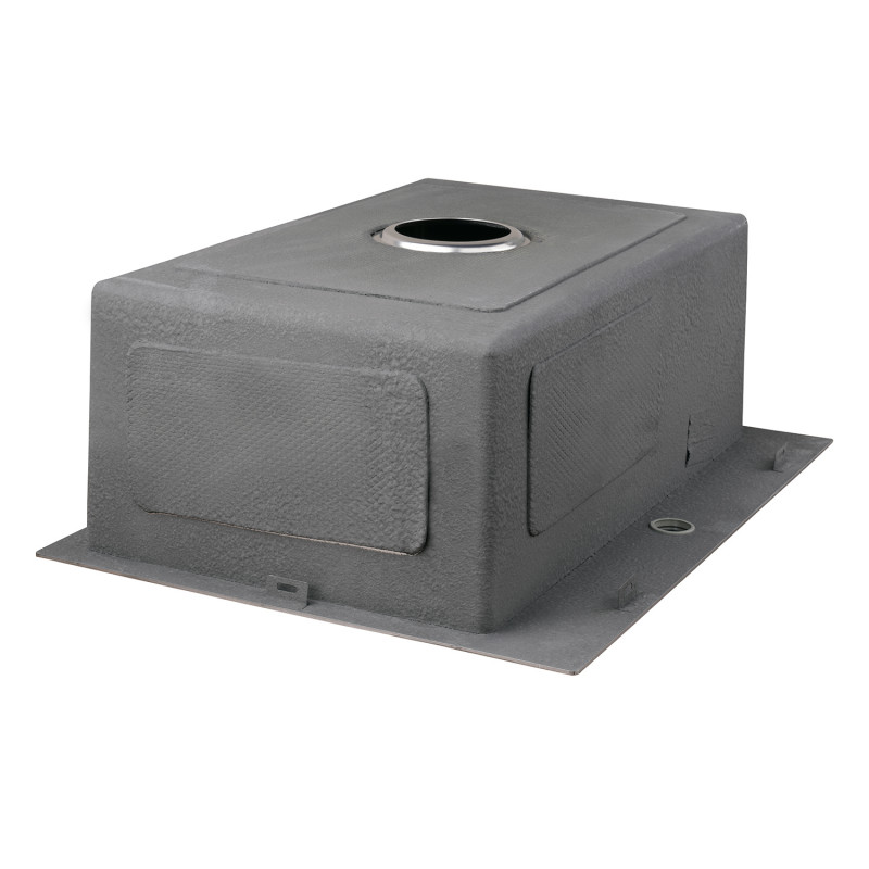 Кухонна мийка Kroner KRP Gebürstet - 5843HM (3,0/1,0 мм)