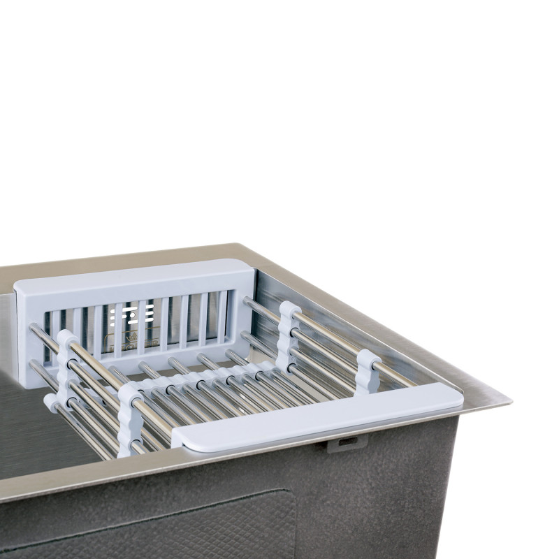 Кухонна мийка Kroner KRP Gebürstet - 5843HM (3,0/1,0 мм)