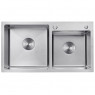 Кухонна мийка Kroner KRP Gebürstet - 7843ZHM (3,0/1,0 мм)