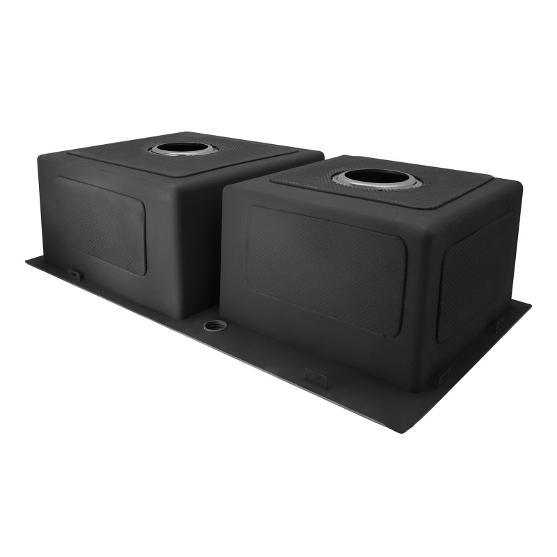 Кухонна мийка Kroner KRP Gebürstet - 7843ZHM (3,0/1,0 мм)