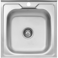 Кухонна мийка накладна Kroner KRP Dekor-5050 (0,6 мм)