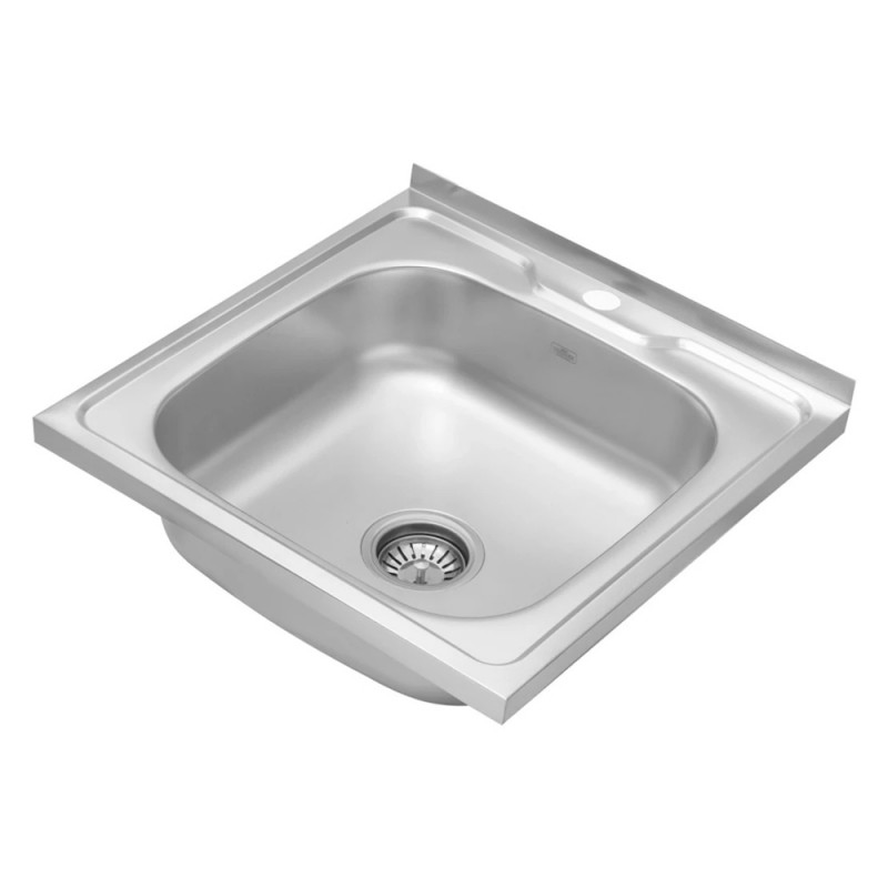 Кухонна мийка накладна Kroner KRP Dekor-5050 (0,6 мм)