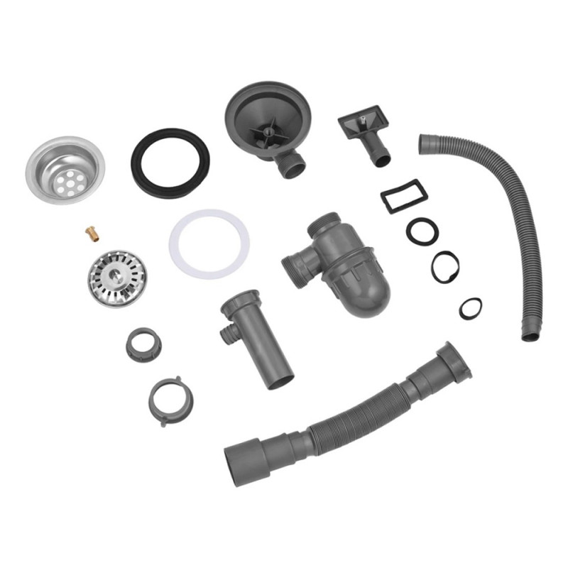 Кухонна мийка накладна Kroner KRP Dekor-6080L (0,6 мм)