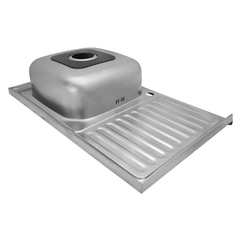 Кухонна мийка накладна Kroner KRP Satin-5080R (0,8 мм)