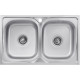 Кухонна мийка накладна Kroner KRP Satin-5080Z (0,8 мм)