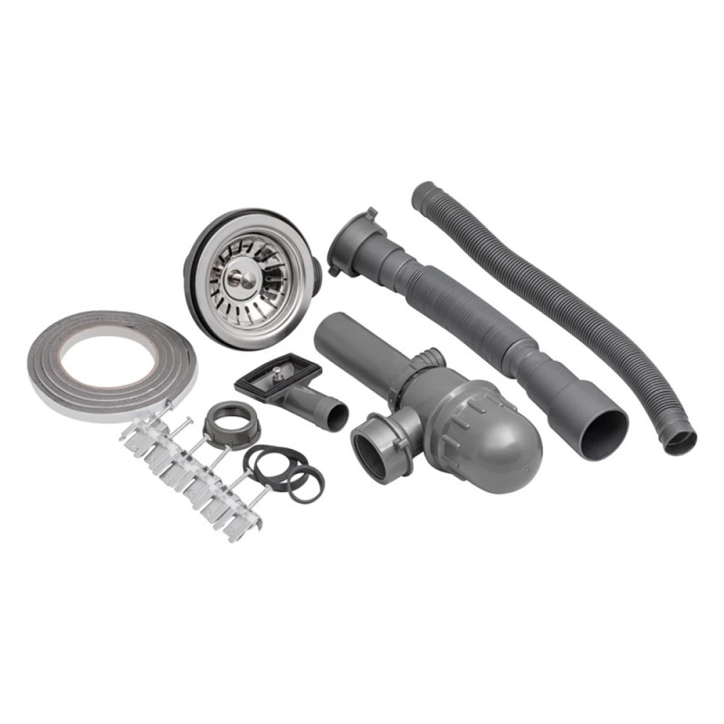 Кухонна мийка накладна Kroner KRP Satin-5080Z (0,8 мм)