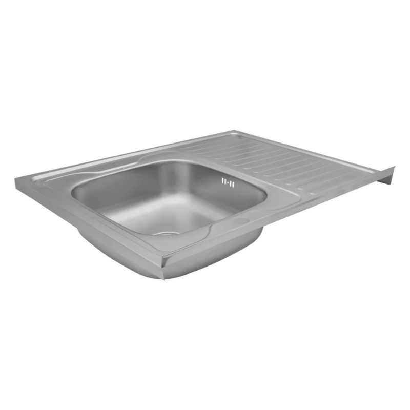 Кухонна мийка накладна Kroner KRP Satin-6080R (0,6 мм)