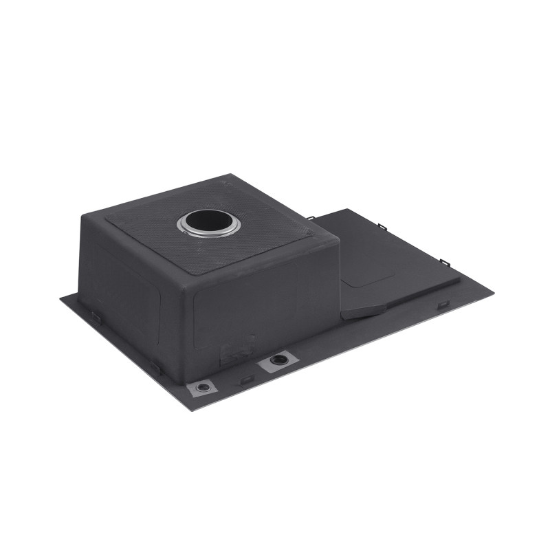 Кухонна мийка Kroner KRP Gebürstet - 7849LHM (3,0/1,0 мм)