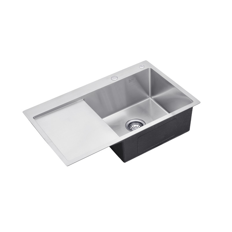 Кухонна мийка Kroner KRP Gebürstet - 7849RHM (3,0/1,0 мм)