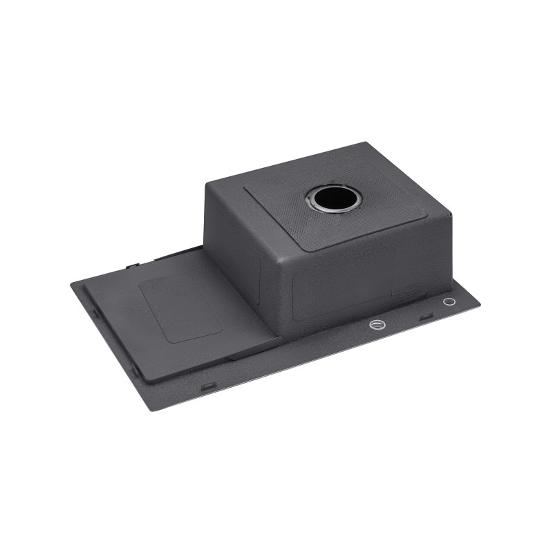 Кухонна мийка Kroner KRP Schwarze - 7849RHM PVD (3,0/1,0 мм)