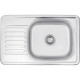 Кухонна мийка Kroner KRP Satin-6642 (0,8 мм)