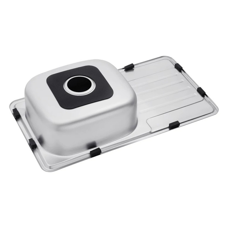 Кухонна мийка Kroner KRP Satin-7642 (0,8 мм)