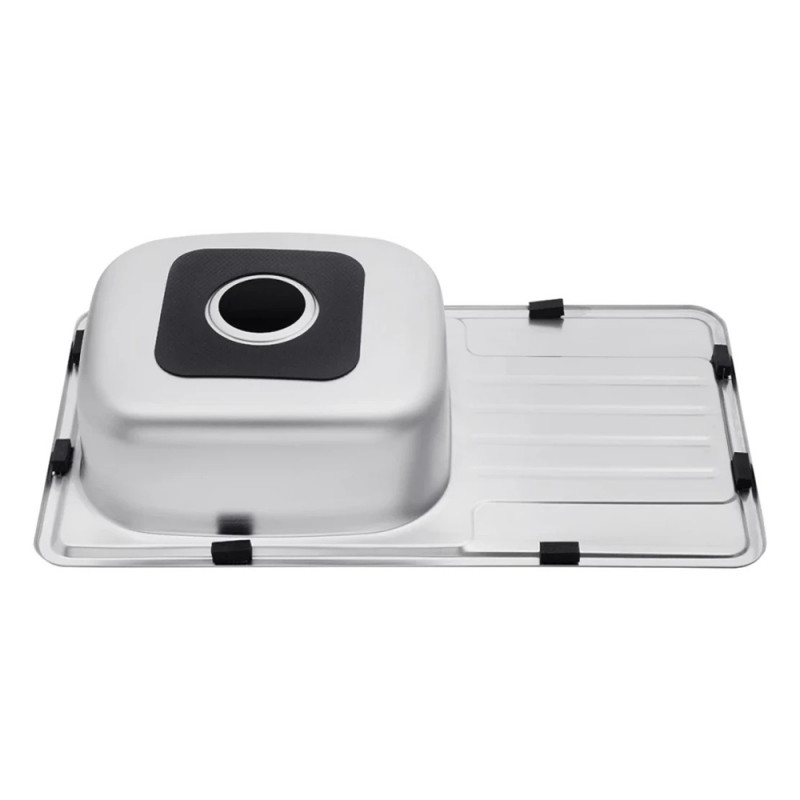 Кухонна мийка Kroner KRP Satin-7642 (0,8 мм)