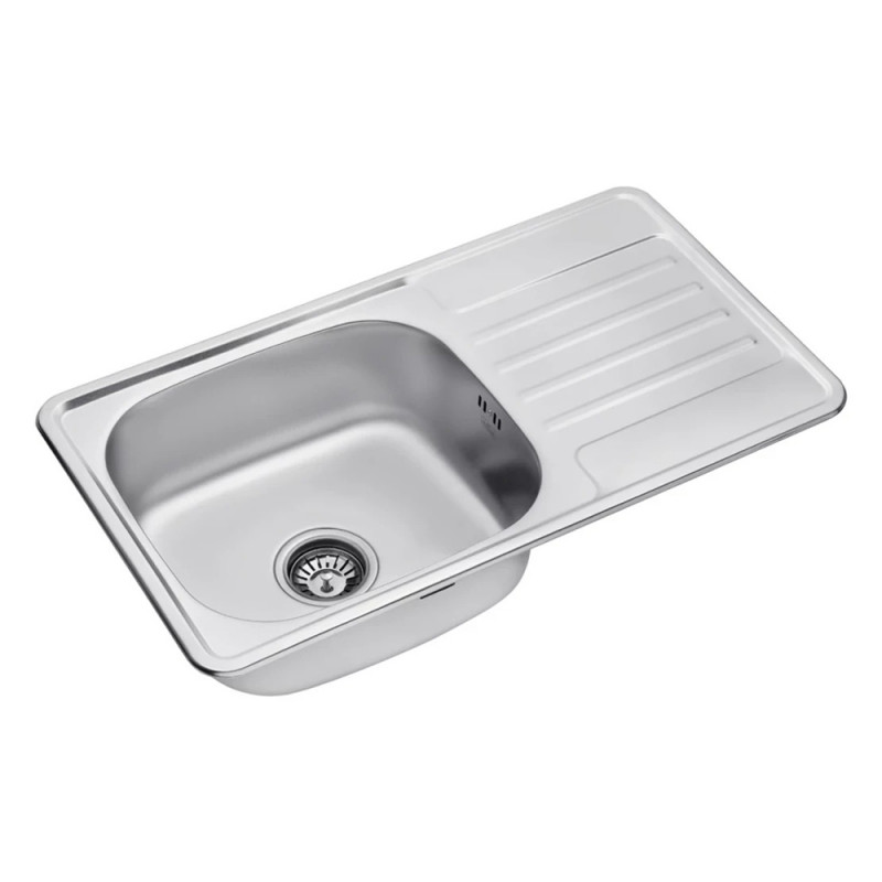 Кухонна мийка Kroner KRP Satin-7642 (0,8 мм)