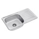 Кухонна мийка Kroner KRP Satin-7642 (0,8 мм)