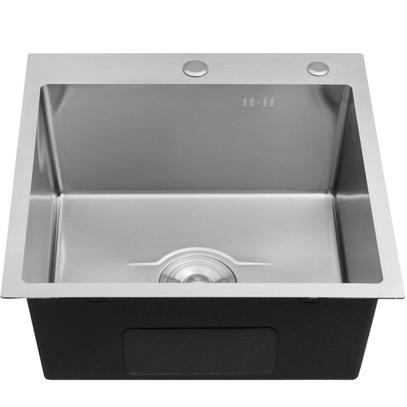 Кухонна мийка Kroner Derby KRP Brush - 5050HM (2,5/0,5 мм)