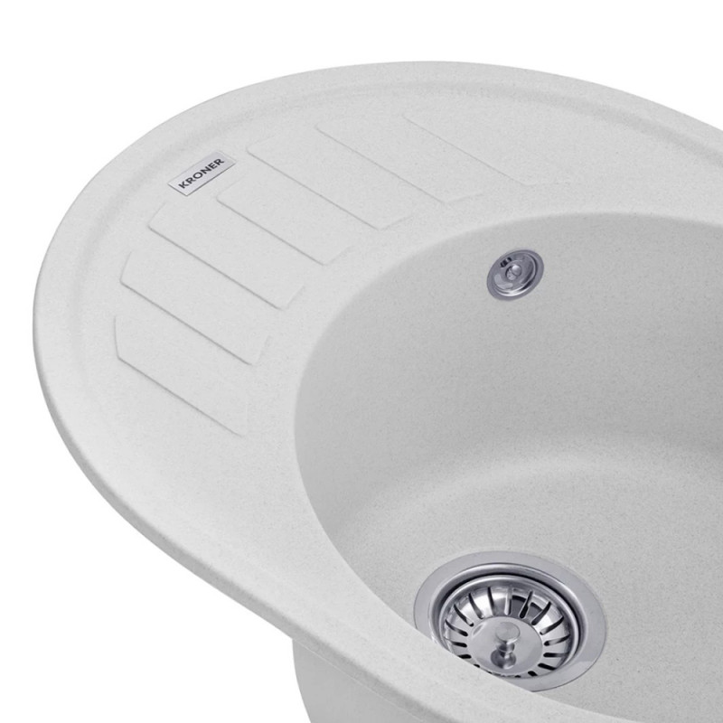 Кухонна мийка Kroner KRP Komposit GRA-6250