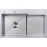 Кухонна мийка Kroner KRP Gebürstet - 7848LHM (3,0/1,0 мм)
