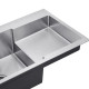 Кухонна мийка Kroner KRP Gebürstet - 7848LHM (3,0/1,0 мм)