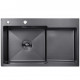 Кухонна мийка Kroner KRP PVD Schwarze - 7848LHM (3,0/1,0 мм)