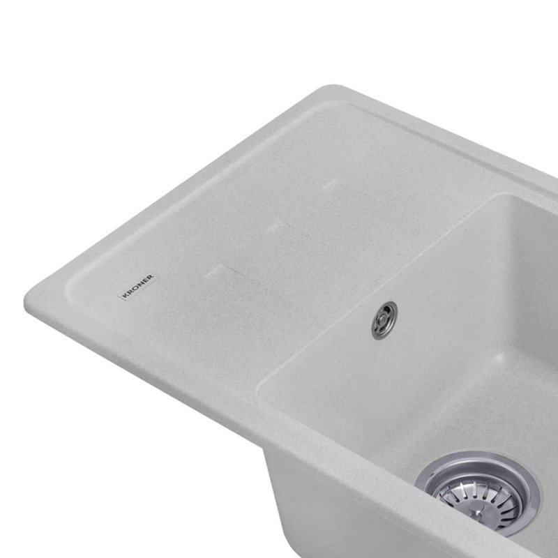 Кухонна мийка Kroner KRP Komposit GRA-6243