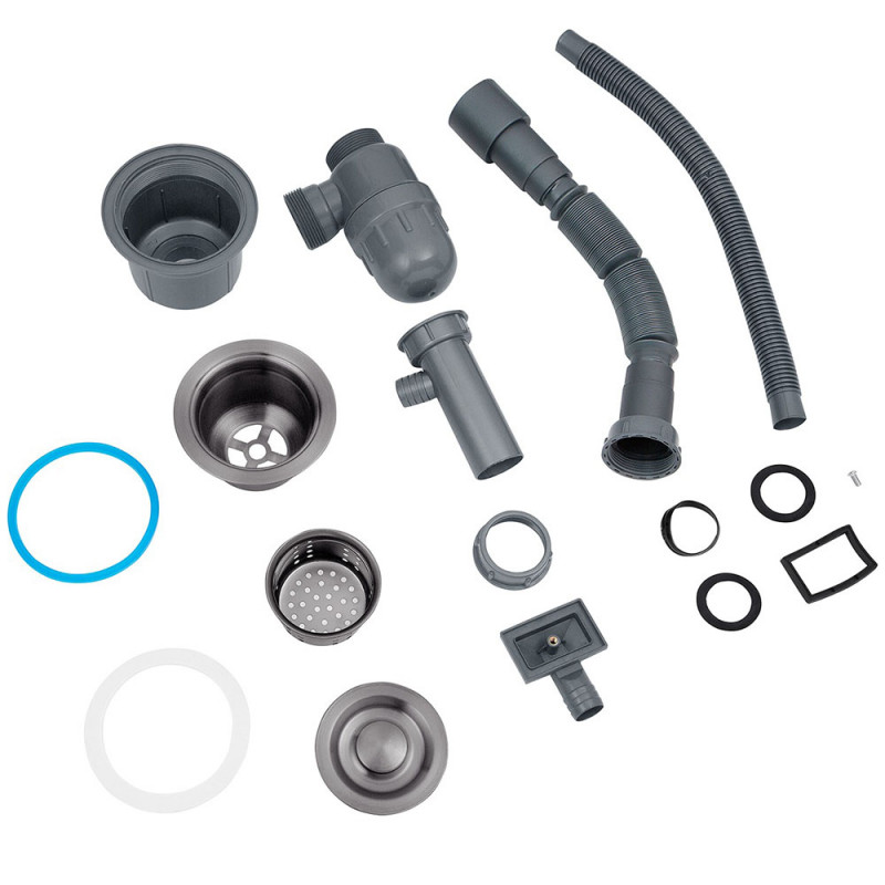 Кухонна мийка Kroner KRP PVD Schwarze 6350HM