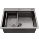 Кухонна мийка Kroner KRP PVD Schwarze 6350HM