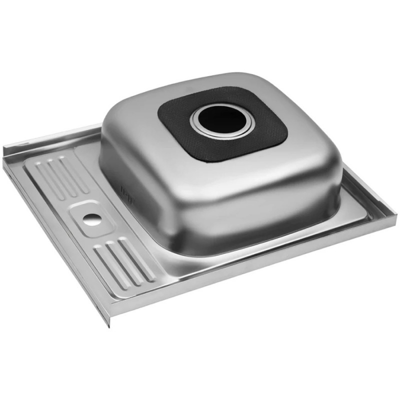 Кухонна мийка накладна Kroner KRP Satin - 6050 (0.6 мм)