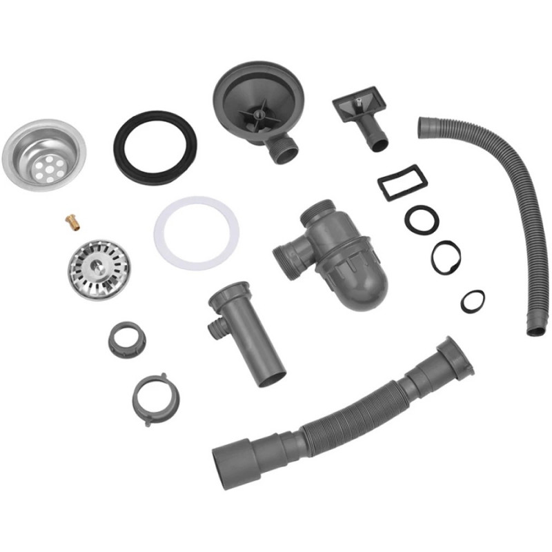 Кухонна мийка накладна Kroner KRP Satin - 6050 (0.6 мм)