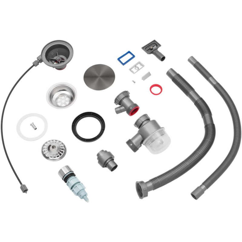 Кухонна мийка Kroner KRP Schwarze - SET7546ARTHM PVD (3.0/0.8 мм)