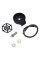 Кухонна мийка Kroner KRP Schwarze - SET7545NB PVD (3.0/0.8 мм)