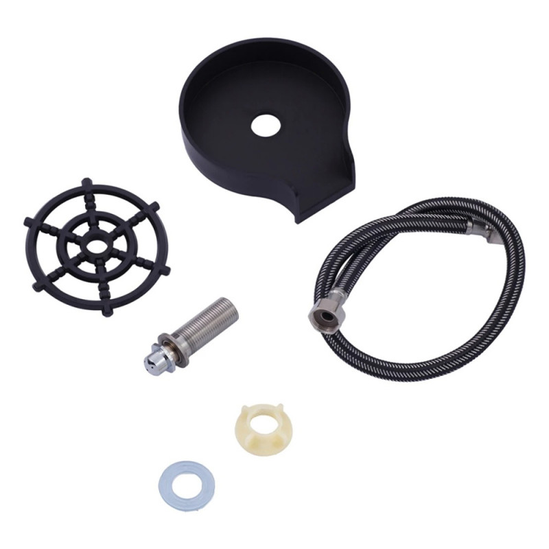 Кухонна мийка Kroner KRP Schwarze - SET7545NB PVD (3.0/0.8 мм)