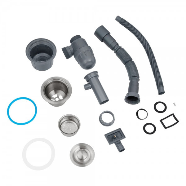 Кухонна мийка Kroner KRP Schwarze - SET7545NG PVD (3.0/0.8 мм)