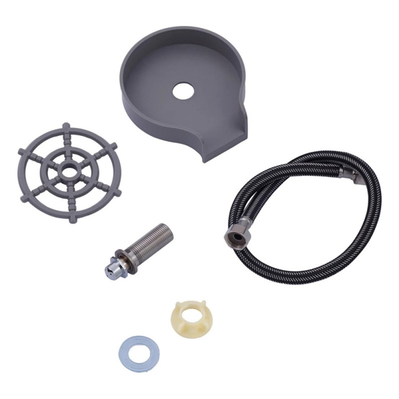 Кухонна мийка Kroner KRP Schwarze - SET7545NG PVD (3.0/0.8 мм)