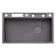 Кухонна мийка Kroner KRP Schwarze - SET7545NG PVD (3.0/0.8 мм)