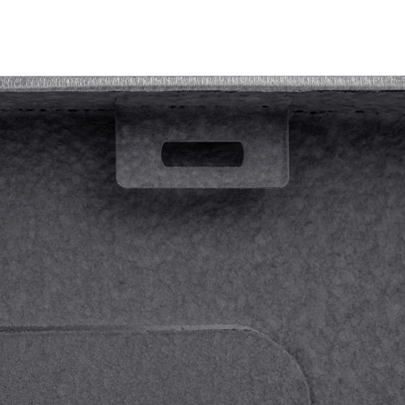 Кухонна мийка Kroner KRP Schwarze - 4545HM PVD (3.0/1.0 мм)