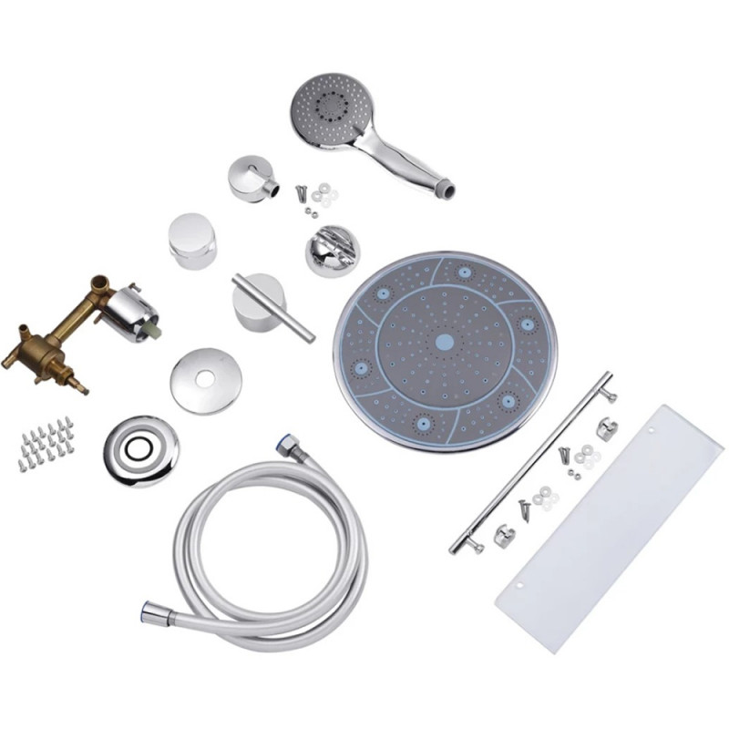 Душовий бокс Kroner KRP Enzo - WD.C.T.F. 90x90 cм