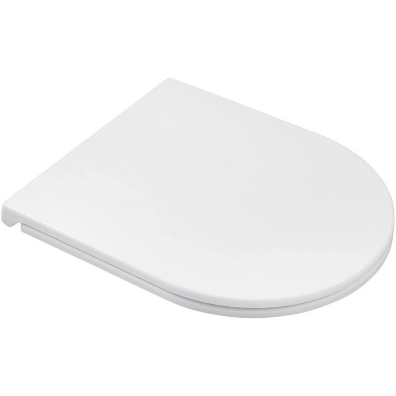 Унітаз підвісний Kroner Harz WHI493736 RIMLESS безобідковий з сидінням Slim Duroplast / Soft-close / Quick relase