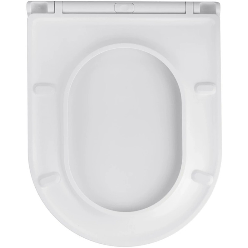 Унітаз підвісний Kroner Armada WHI513636 RIMLESS безобідковий з сидінням Slim Duroplast / Soft-close / Quick relase