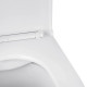 Унітаз підвісний Kroner Armada WHI513636 RIMLESS безобідковий з сидінням Slim Duroplast / Soft-close / Quick relase