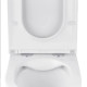 Унітаз підвісний Kroner Armada WHI513636 RIMLESS безобідковий з сидінням Slim Duroplast / Soft-close / Quick relase