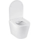 Унітаз підвісний Kroner Armada WHI513636 RIMLESS безобідковий з сидінням Slim Duroplast / Soft-close / Quick relase