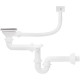 Сифон для кухонної мийки Kroner KRP Siphon - 010 3 1/2"х40 мм