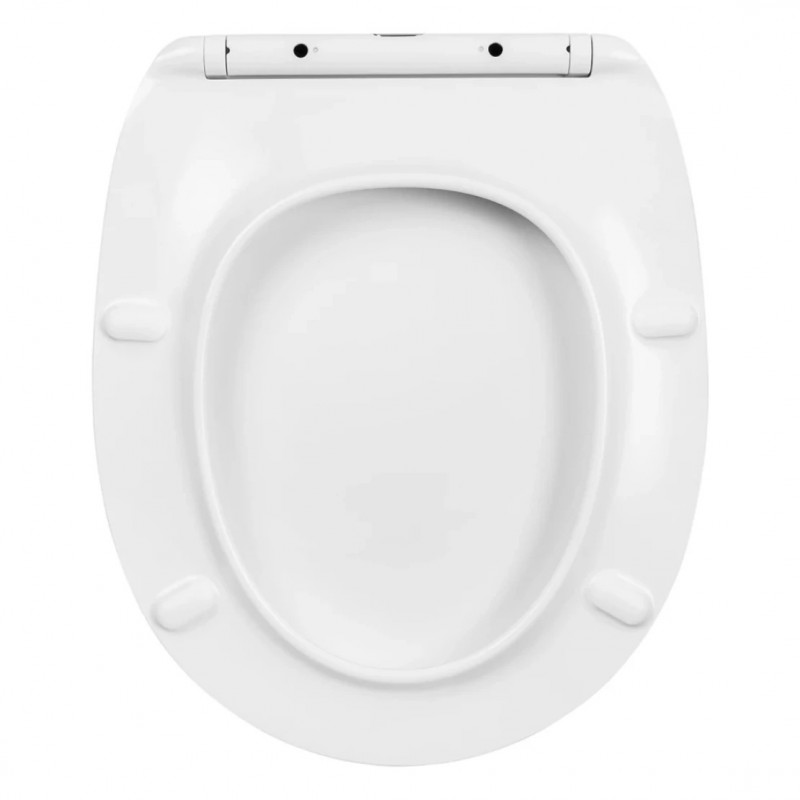 Унітаз підвісний Kroner KRP - A534UF Rimless 410х355х555 мм, сидіння Slim Duroplast / Soft-close / Quick relase