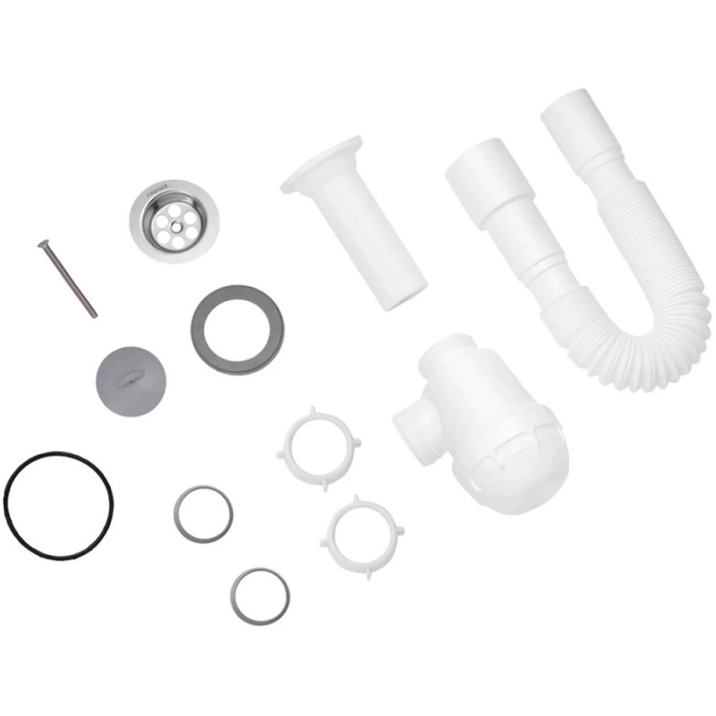 Сифон для кухонної мийки Kroner KRP - TW01 1 1/2"х40/50 мм